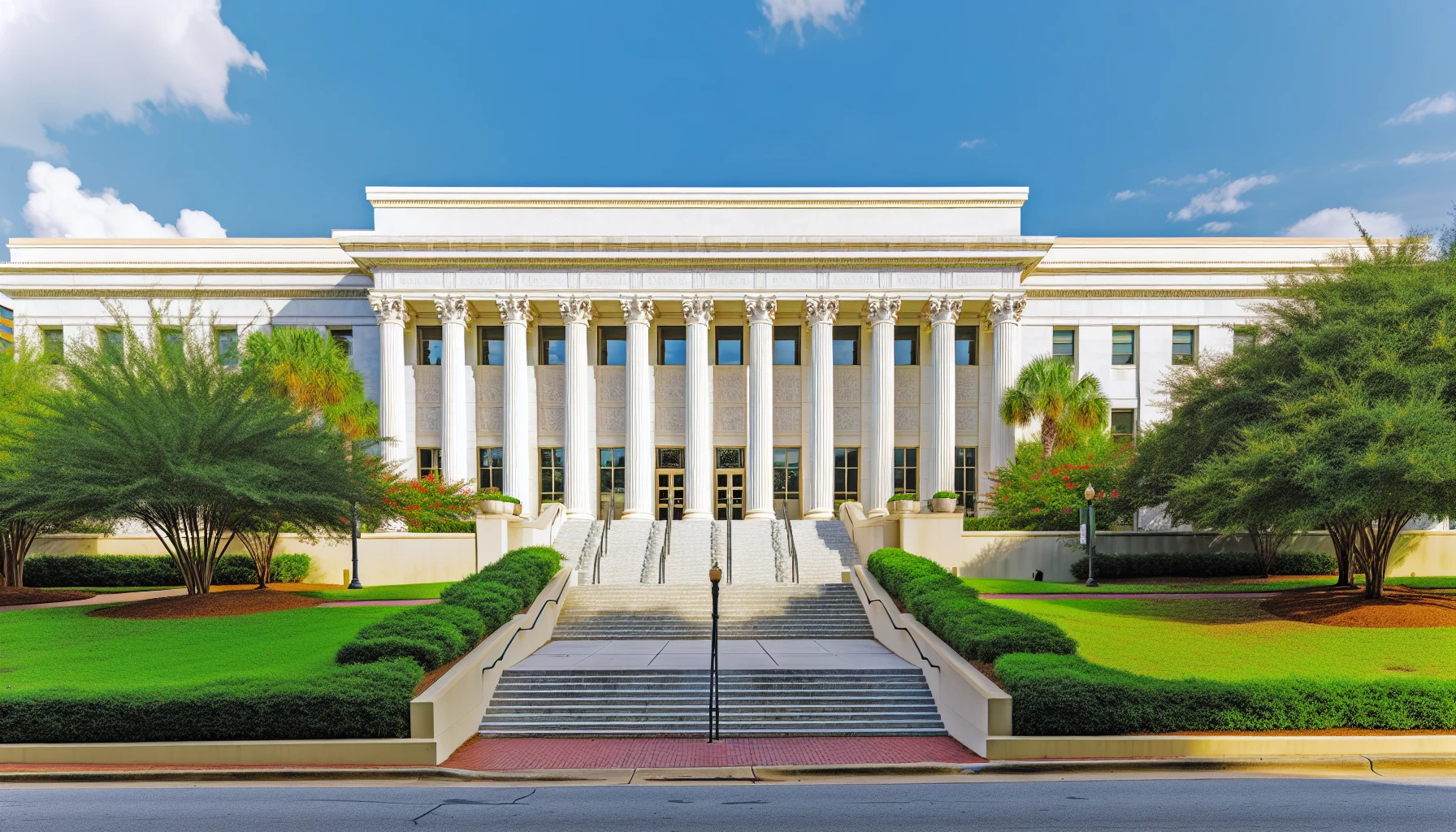A photo of the Florida Supreme Court building representing the legal system in Florida