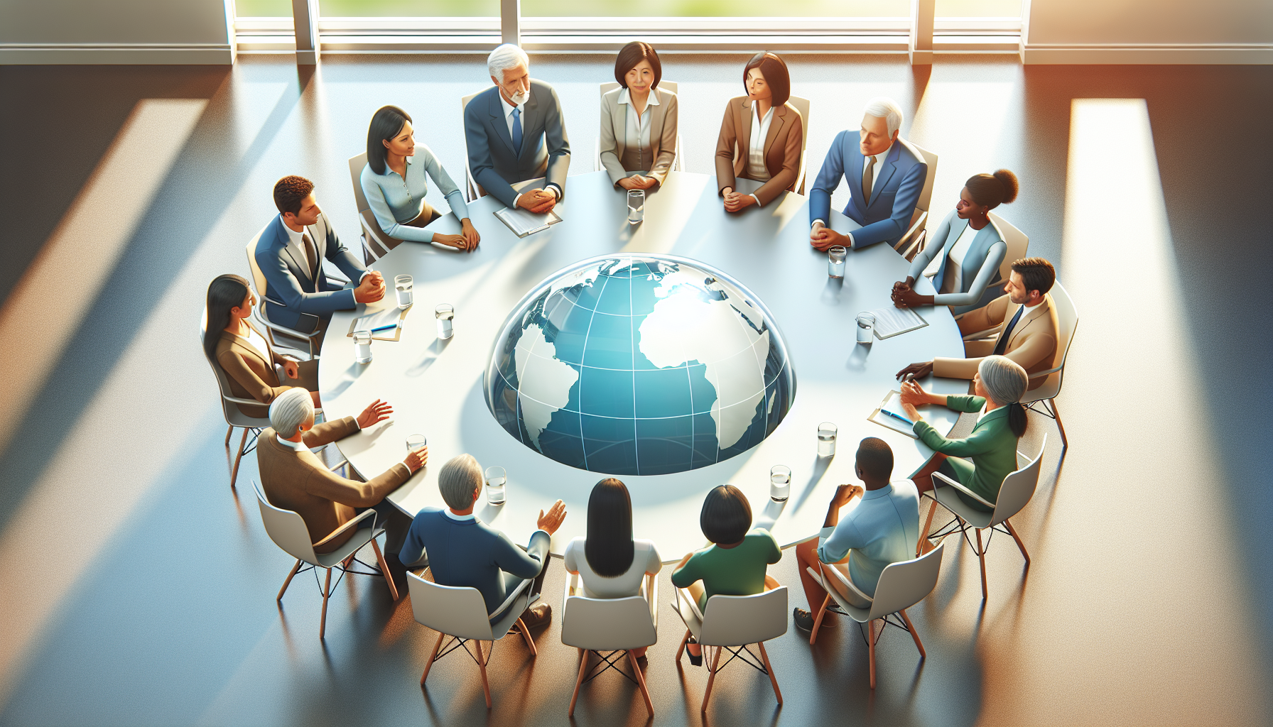 Illustration of a diverse group of stakeholders representing expanded fiduciary duty