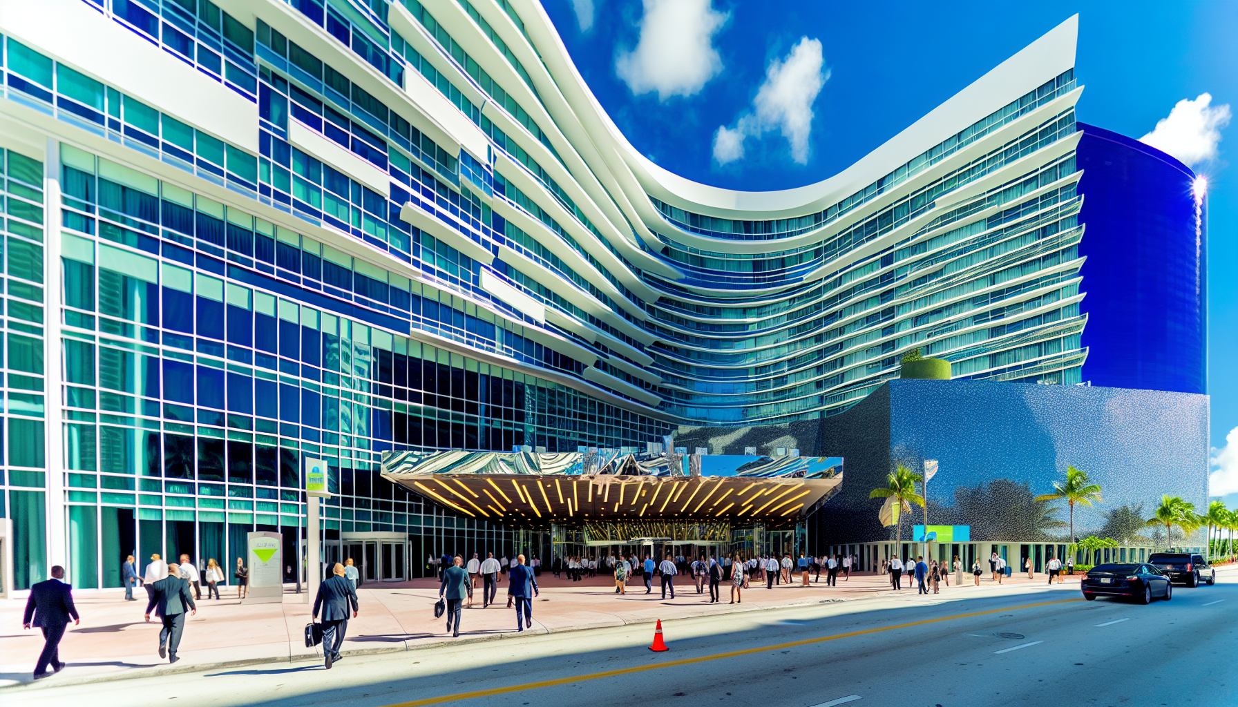 Photo of the JW Marriott Marquis Miami, the host hotel for the conference