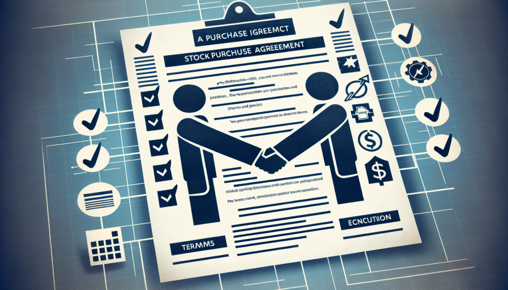 Illustration of a stock purchase agreement template example