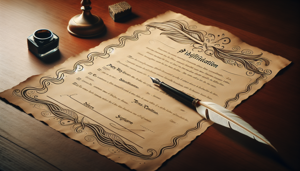 Illustration of a stock purchase agreement template