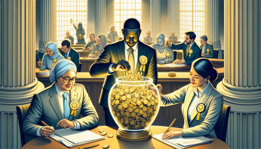 Illustration of stockholders voting