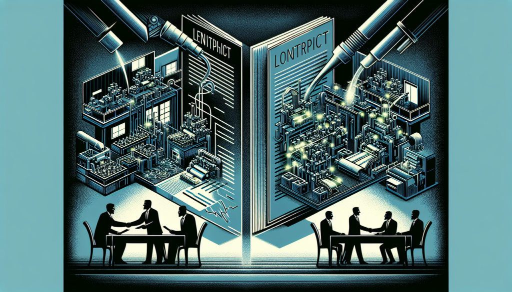 Illustration of business agreements