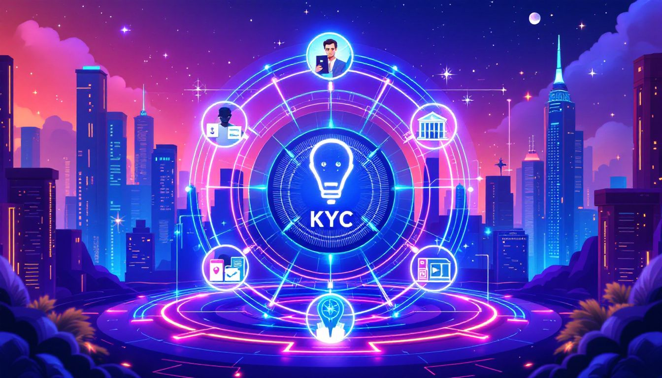 Future trends in KYC/AML for ICOs, illustrating emerging technologies.